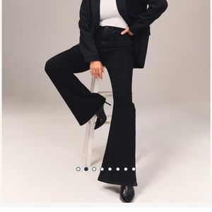 Curve love extra high waist flare Abercrombie
